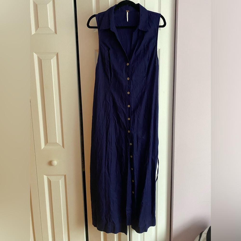 Free People Size Medium Linen Dress